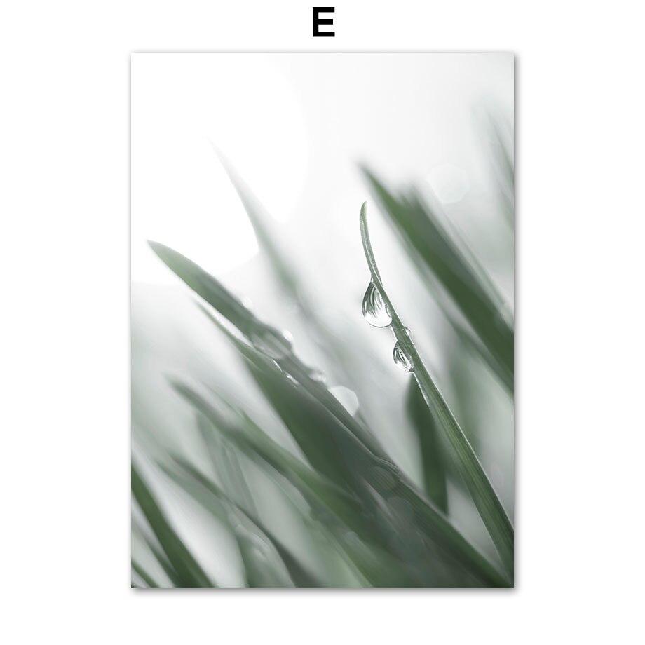 Тропическая монстера, пальма, абстрактная линия листьев, настенное искусство, холст, плакаты на скандинавскую тему, живопись и принты, настенные панно для декора гостиной