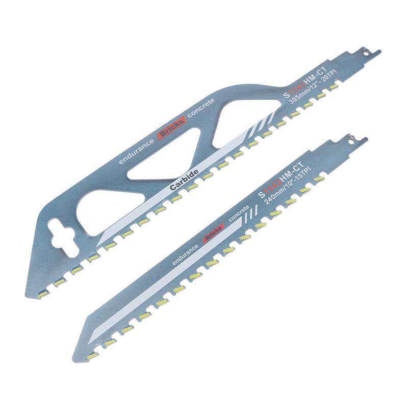 Пильный диск для возвратно-поступательной резки 10/12/18/20 дюймов, универсальный режущий сабельный пильный диск из легированной стали, пильное полотно для резки кирпича, бетона