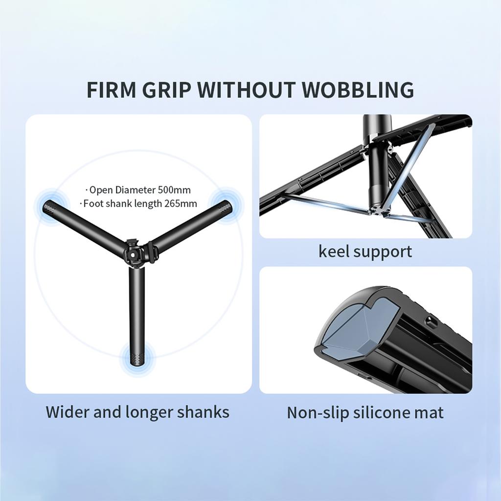 79.5-Inch Multi-function Selfie Stick Portable Gimbal Stabilizer with Aluminum Alloy Telescoping