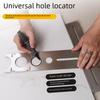 Adjustable Stainless Steel Tile Hole Locator and Drill Guide