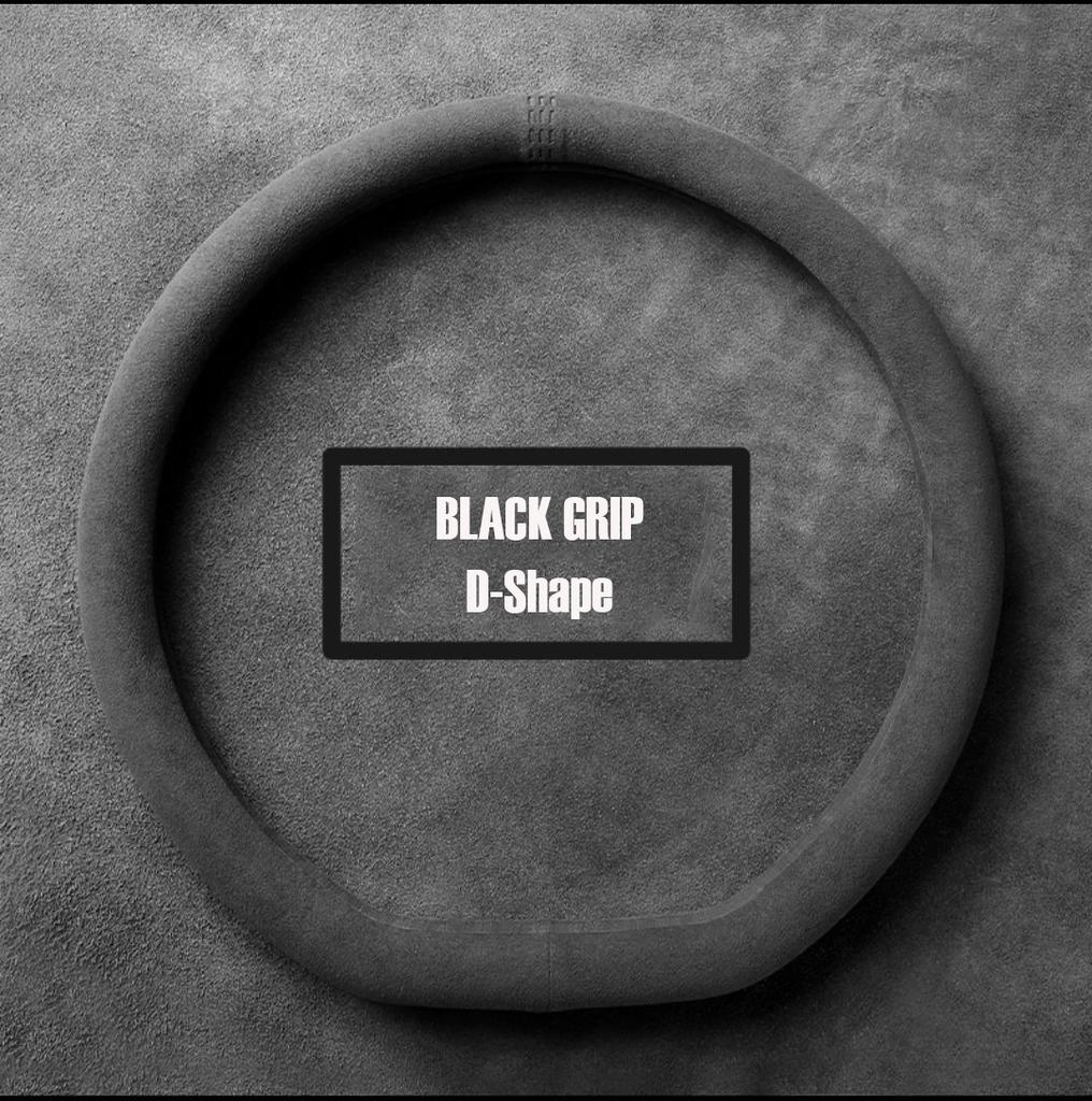 38cm Suede Cow Leather Car Steering Wheel Cover Hollow Pattern For Toyota Hilux Lancer X Nissan Skoda Octavia 3 Volkswagen