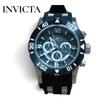 Подержанные мужские часы INVICTA с хронографом, в хорошем состоянии, батарея заменена