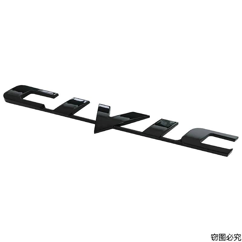ABS Car Rear Trunk Letters 3D Emblem Tail Badge Sticker for Honda CIVIC Logo Decals Auto Stickers Styling Decoration