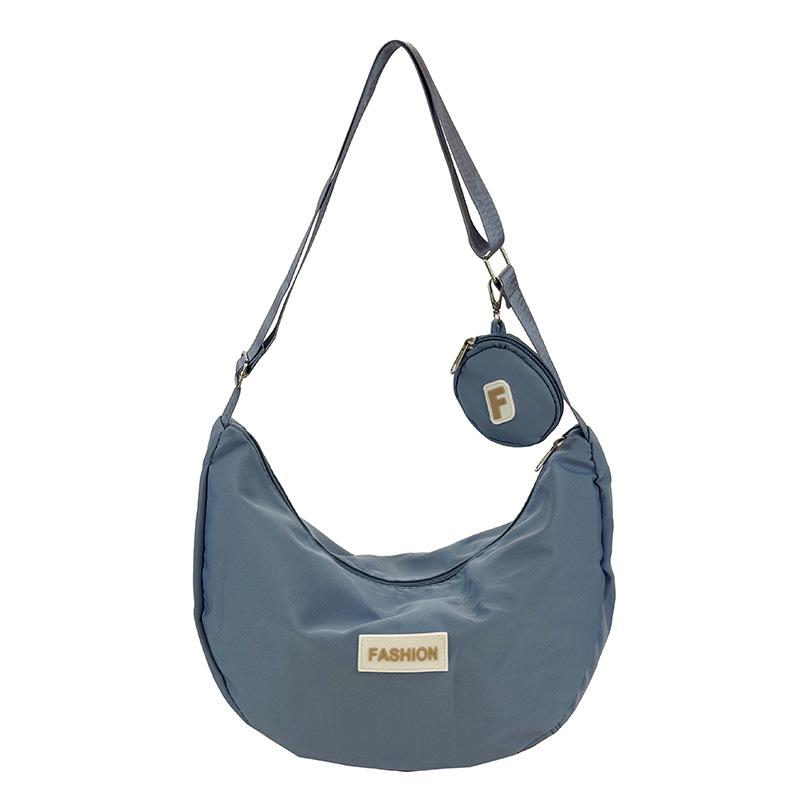 Женская сумка-пельмень из ткани Оксфорд 2025 - Повседневная, Вместительная, Универсальная поясная, наплечная и кроссбоди сумка