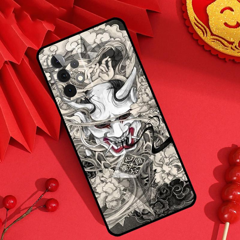 Чехол-маска Самурая Они для Samsung Galaxy M21 M31 M35 M12 M13 M14 M15 M06 M16 M36 M56 M53 M32 M52 M55 M34 M54