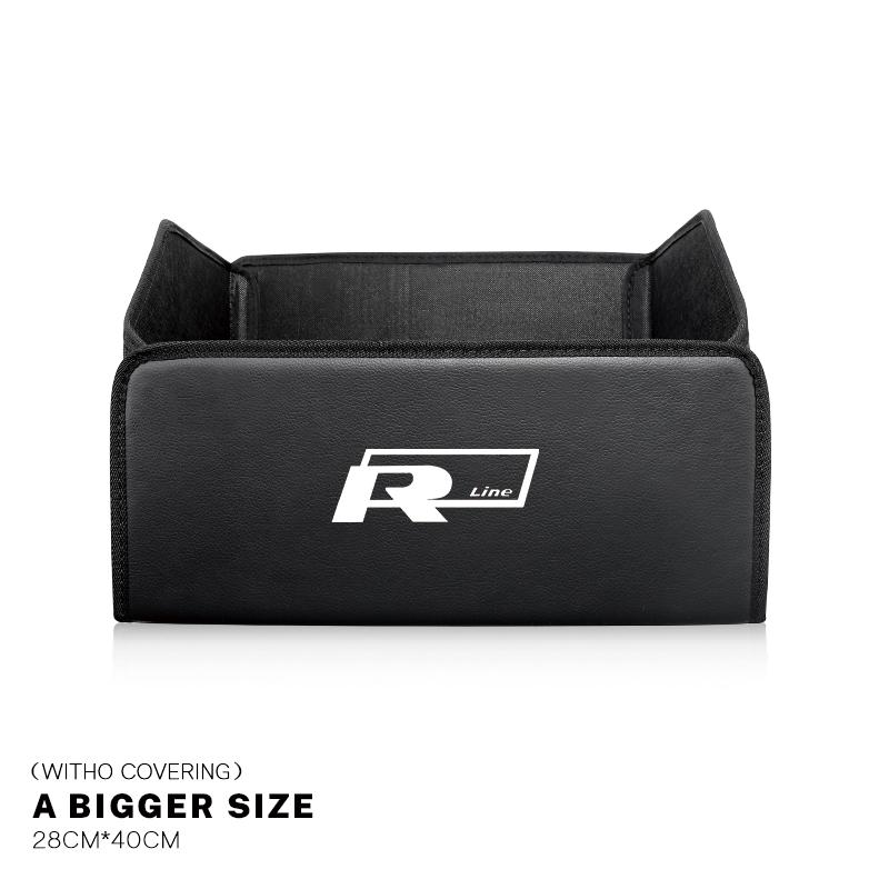 2026 Горячий Для Автомобиля Volkswagen VW Сумка-органайзер для Хранения в Багажнике Кожаный Ящик для Порядка Для VW GTI Polo Golf Passat Tiguan Arteon Touareg