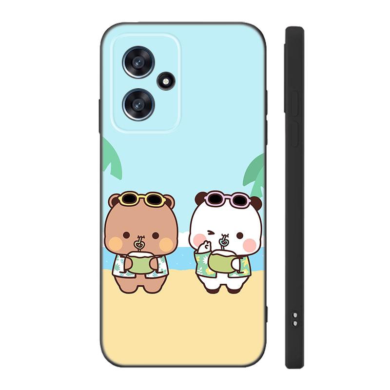 Cute BuBu DuDu Black Silicone Phone Case For Xiaomi POCO X3 X4 NFC F3 F4 GT F5 M3 M4 M6 X5 X6 Pro 5G C55 C65 M5