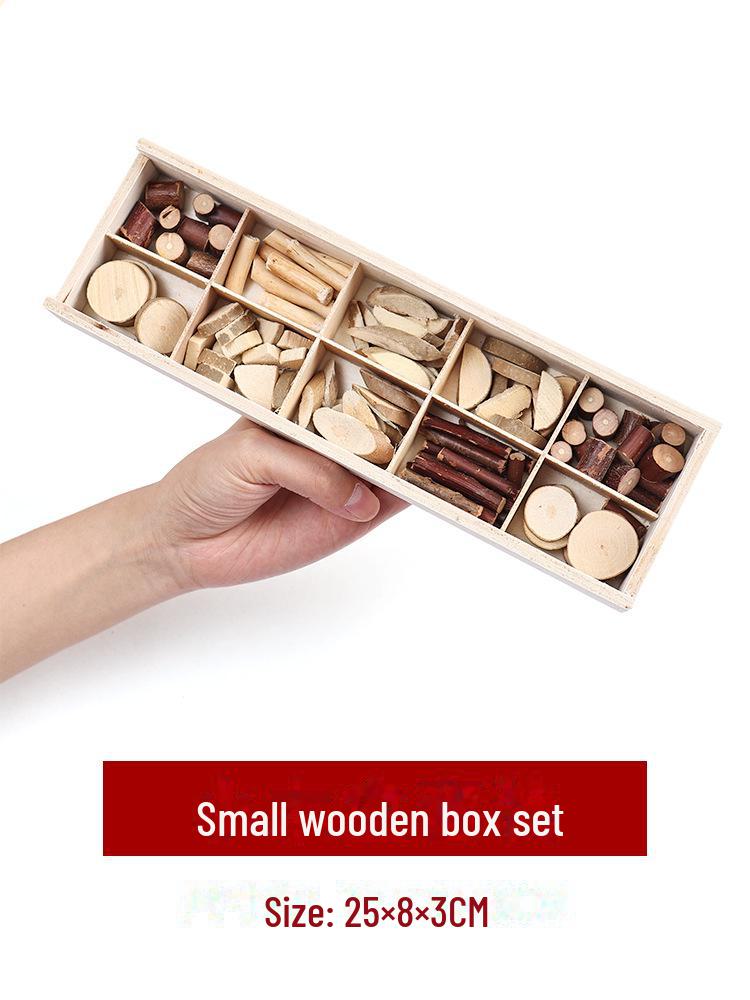 Pine Cone DIY Decoration Kit: Branch, Log, Dried Flowers for Creative Kindergarten Hanging Crafts