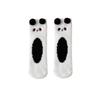 Winter Socks Fashion Cartoon Coral Thickened Plush Middle Socks