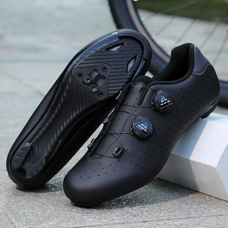 Unisex Wide Fit Cycling Shoes Road Bike Mountain Indoor Trainer Non-Cleat Hard Sole Breathable Comfort