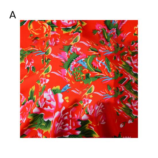 Ткань с цветочным принтом, северо-восточная традиционная лоскутная ткань с цветочным принтом, разноцветная хлопковая ткань для шитья, поделки своими руками