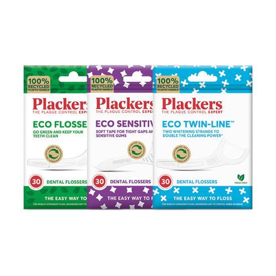 Choose One of the Three Plackers Ecolines (Sensitive/Twinline/Flosser)