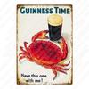 Моя добродетель, мой Гиннесс, металлический постер, винтажный бар, паб, декоративная доска, домашний декор, реклама пива, настенные жестяные вывески