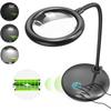 Lampe Loupe - Raweao - 5X - Rechargeable - Noir - 2000 mAh