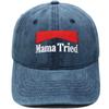Mama Tried Embroidered Baseball Cap European and American Country Music Vintage Men's and Women's Casual Shade Daddy Hat