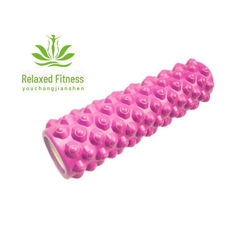 45cm EVA Foam Roller with Textured Surface for Muscle Massage and Relaxation