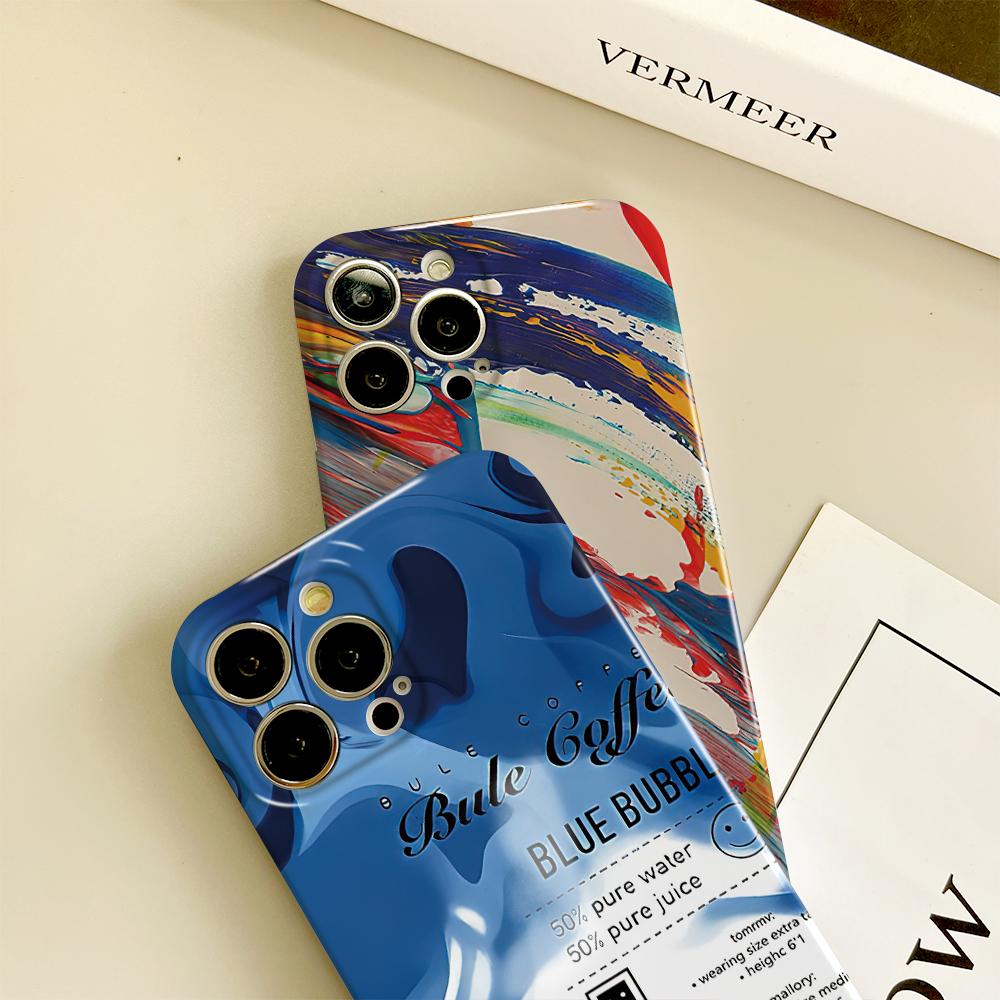 All-inclusive Film Phone Case Cartoon Fashion Design Hard Shell Full Cover Camera Protection Case for iPhone Samsung Xiaomi Poco Redmi