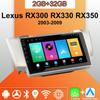 Android Carplay Car Radio For Lexus RX300 RX330 RX350 2003-2009 Multimedia Player Head Unit Stereo GPS Navigation BT WIFI 2+32GB