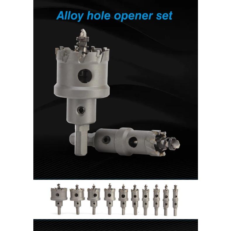 6 шт. 16-35 мм 22-65 мм коронка сверло из нержавеющей стали кольцевая пила твердосплавный наконечник сверло для резки металла сверлильный электроинструмент