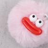 Милый мультяшный сосисочный рот волос мяч брелок плюшевый смешной мини большой рот кукла кулон брелок рюкзак сумка автомобиль кулон