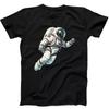 Floating Astronaut Space Best Seller Funny Gift Tee Black T Shirt 21