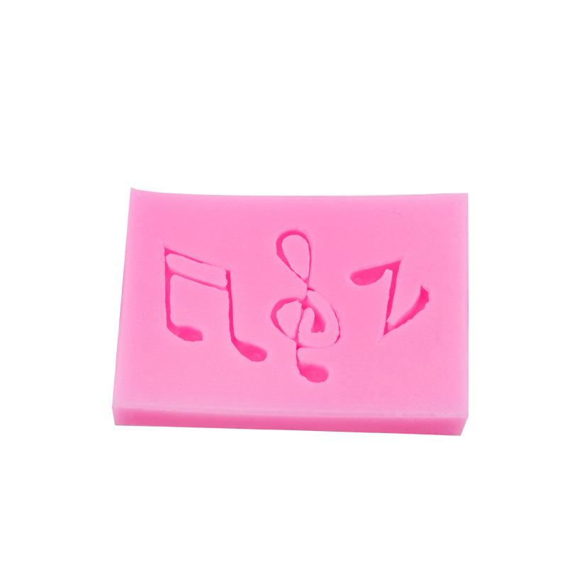 Musical Instrument Notes Baking Silicone Mold Headphone Radio Guitar Violin Fondant Chocolate Mould DIY Decor Baking Tools