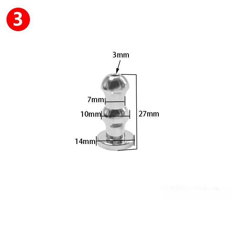 6 размеров Полый уретральный катетер-дилататор из нержавеющей стали, гей, стимулятор «лошадиного глаза», секс-игрушка 18+, мужская пробка для пениса, вставка в уретру, бусины