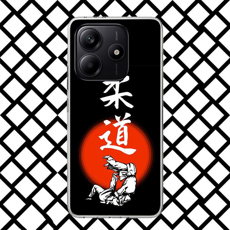 Чехол для телефона Judo jiu jitsu BJJ Brazilian для Xiaomi Redmi Note 15 14 14S 13 12 12S 11 Pro Plus 11E 11T 11S 10S 5G Мягкий чехол Fund