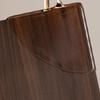 Nordic Style No Need To Drill Holes Wall-mounted Walnut Wood Soap Dish Suction Cup Soap Box  Bathroom Toilet Draining Soap Rack