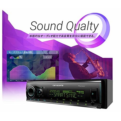 Pioneer Pioneer Audio MVH-6600 1D Mechaless Bluetooth USB iPod iPhone AUX DSP Carrozzeria