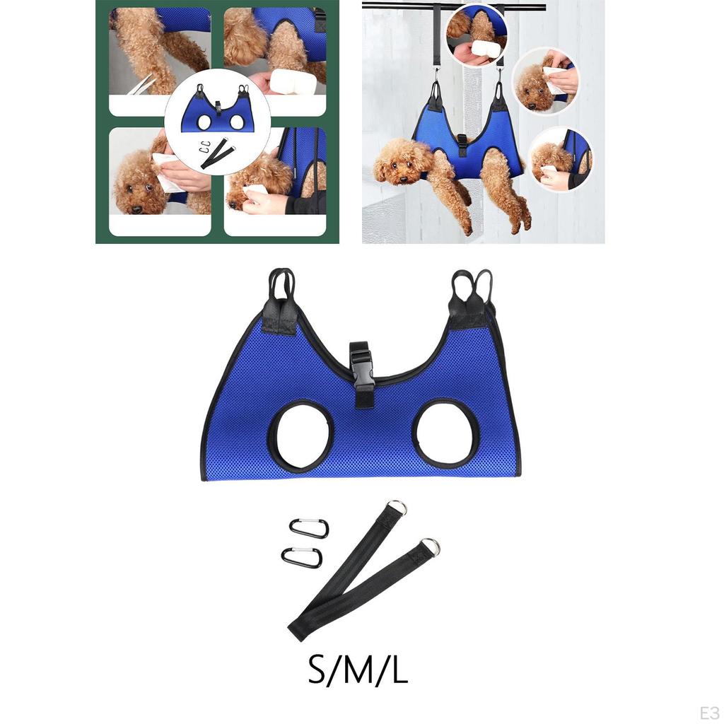 Гамак для ухода за кошкой, переноска для купания питомца, регулируемая сетчатая ткань, помощник, сумка для фиксации от царапин и укусов для котенка