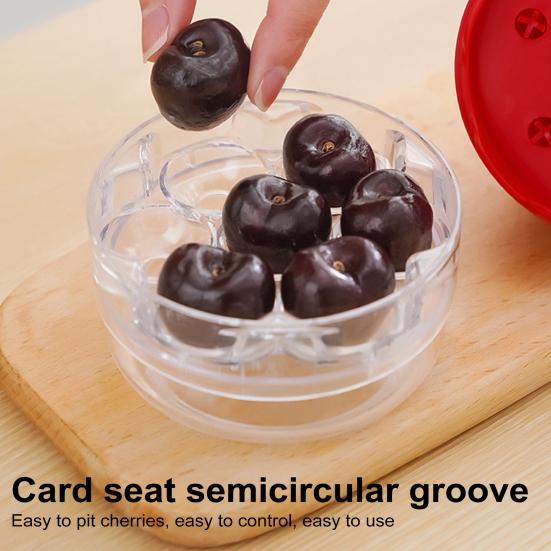 Инструмент для извлечения вишни, 7-луночная вишневая косточка для нескольких вишен, быстрое и легкое средство для удаления фруктовых косточек, кухонный гаджет