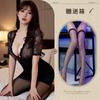 Sexy lingerie sexy enchanting lace deep V print hip skirt pure desire secretary uniform nightclub performance
