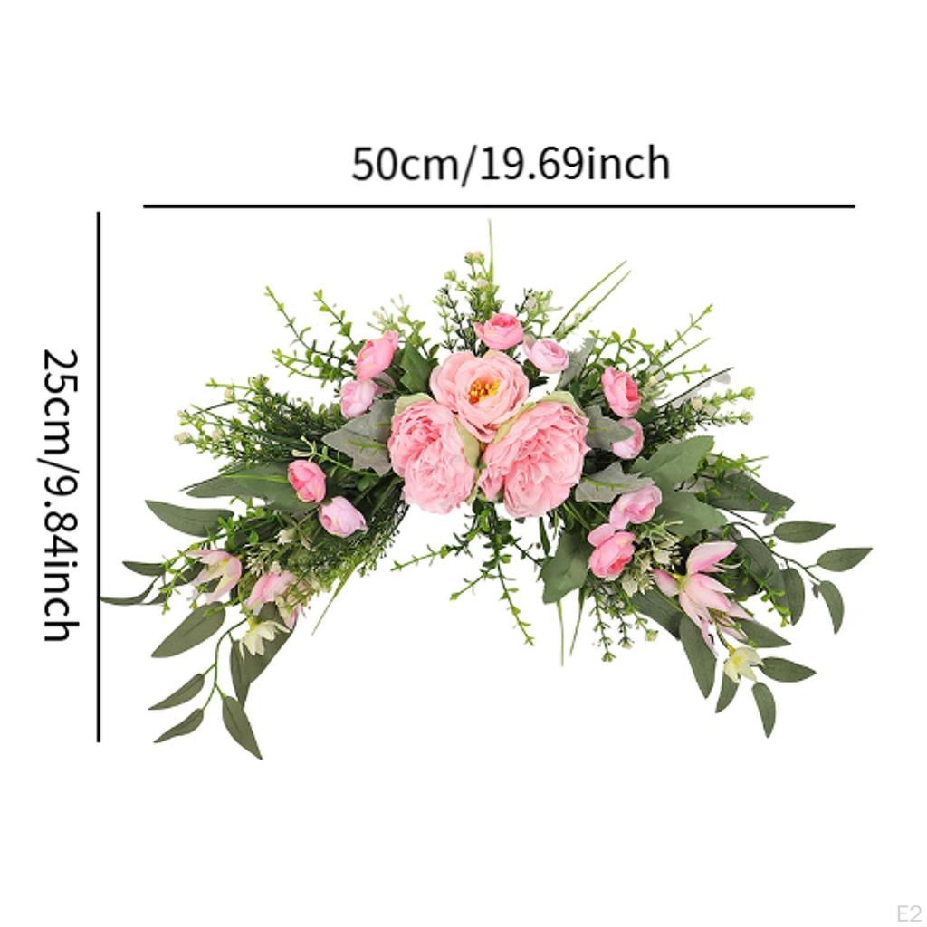 Искусственные цветы гирлянды для украшения свадебной арки, дизайн пионов для внутреннего и наружного использования