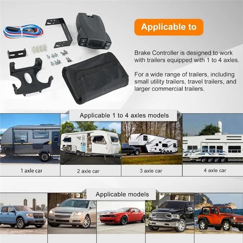 A28G-90195 Truck Brake Controller Brake Control Module For P3 Electric Proportional Trailer Brake Controller Box Replacement