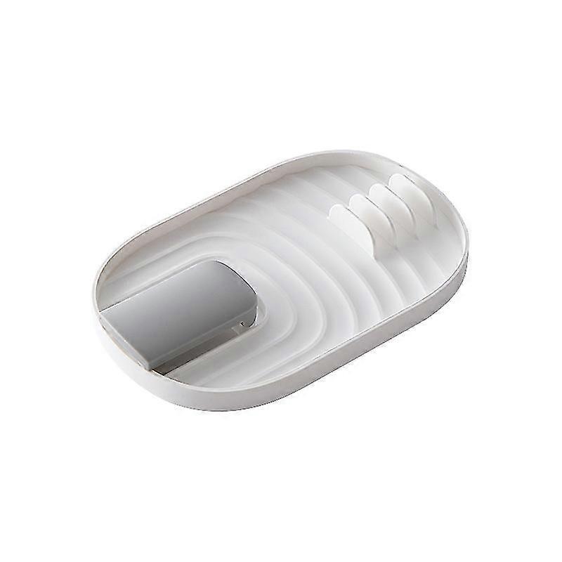 4 Pcs Foldable Pot Lid Holderwhite)