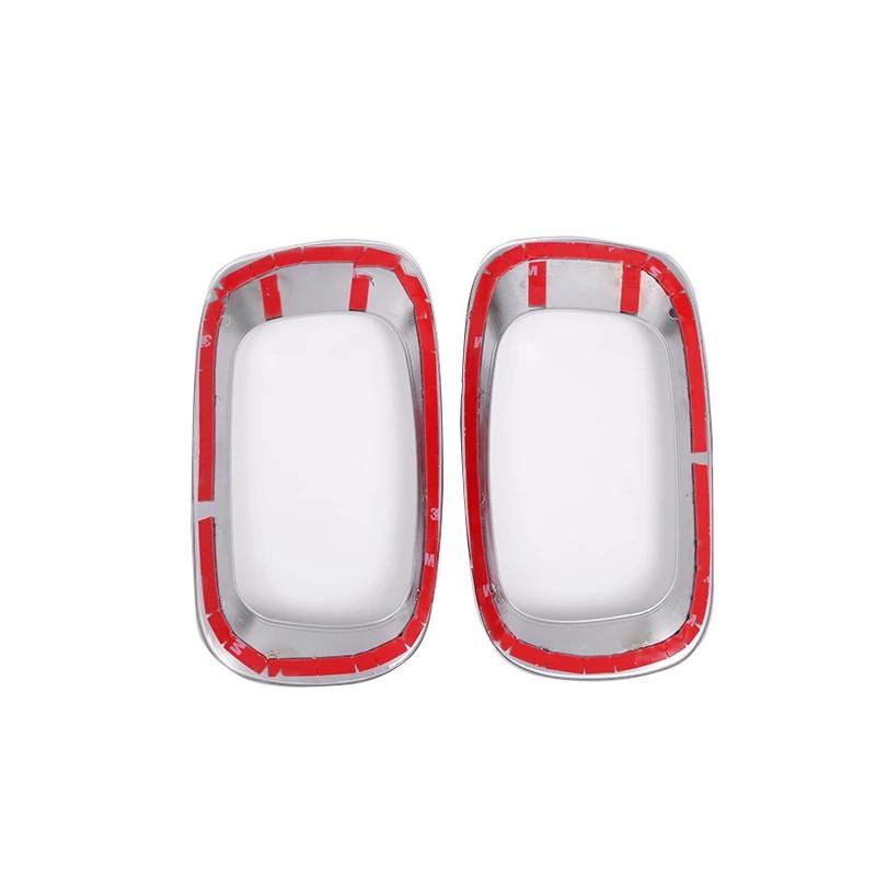 2Pcs/Set Car Side Seat Adjustment Button Frame Sticker Trim For Land Rover Range Rover Evoque 2012-2018 Auto Interior