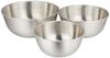 Энцо (Энцо) Миски из нержавеющей стали, Сделано в Цубаме-Сандзё, Набор из 3 размеров, Сделано в Японии, AMG-0421