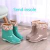 Adult Fashion Non-slip Waterproof Short Boots Ladies Short Tube In The Tube Water Shoes Wear-resistant Water Boots Rain Boots Women Rain Boots