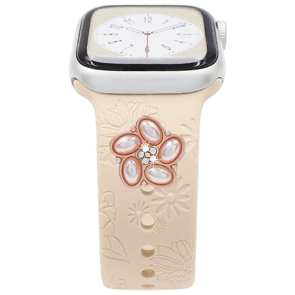 Металлический браслет для часов, украшение, брошь, декоративное кольцо, наручные подвески для аксессуаров для ремешка Iwatch