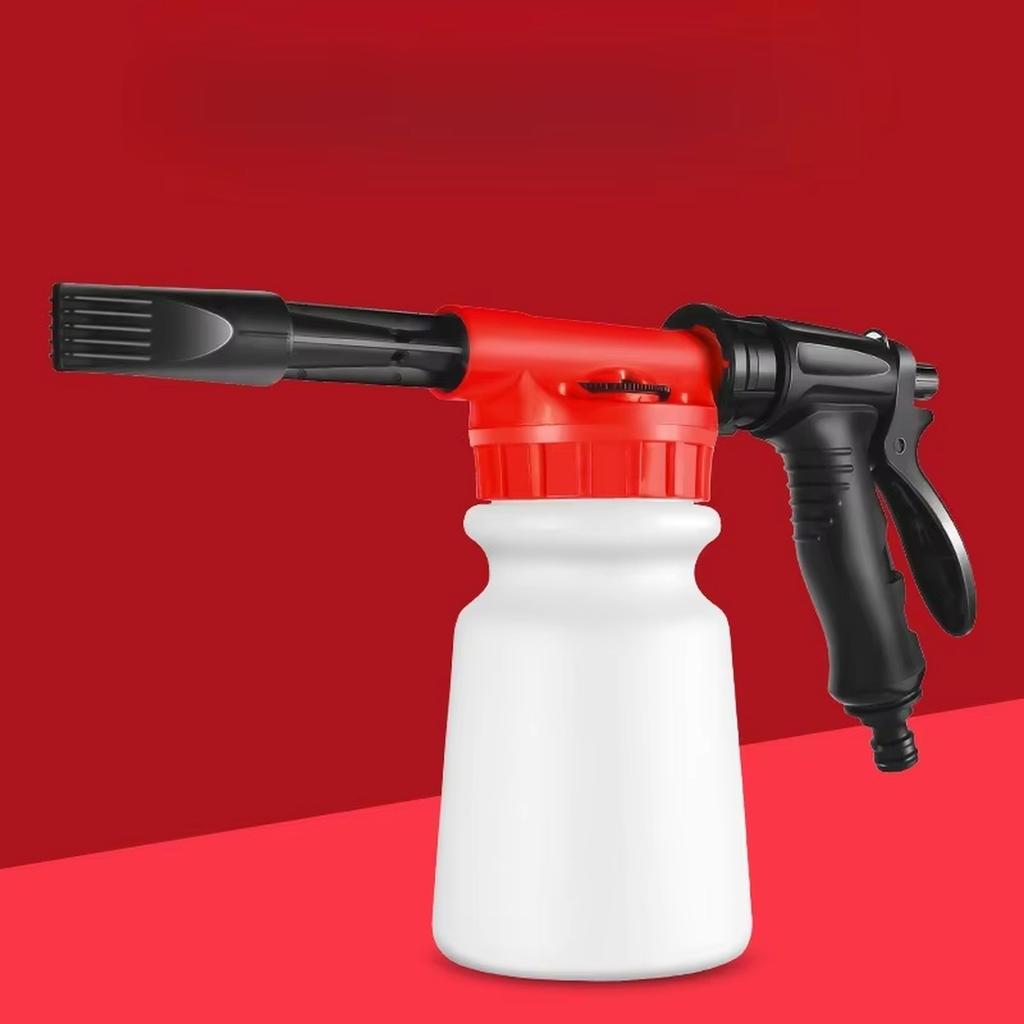 Пена, Садовый пеногенератор, 1 л Ручной напорный дозатор мыла, Регулируемая подача густой пены, Насадка для шланга для мужчин, Очистка автомобиля