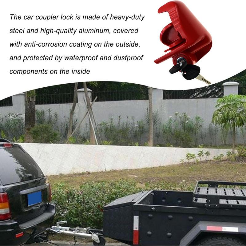 Замок сцепного устройства для прицепа Регулируемый замок сцепного устройства для автофургона Замок сцепного устройства для прицепа Аксессуары для прицепа Противоугонный замок для лодок, автомобилей, автофургонов