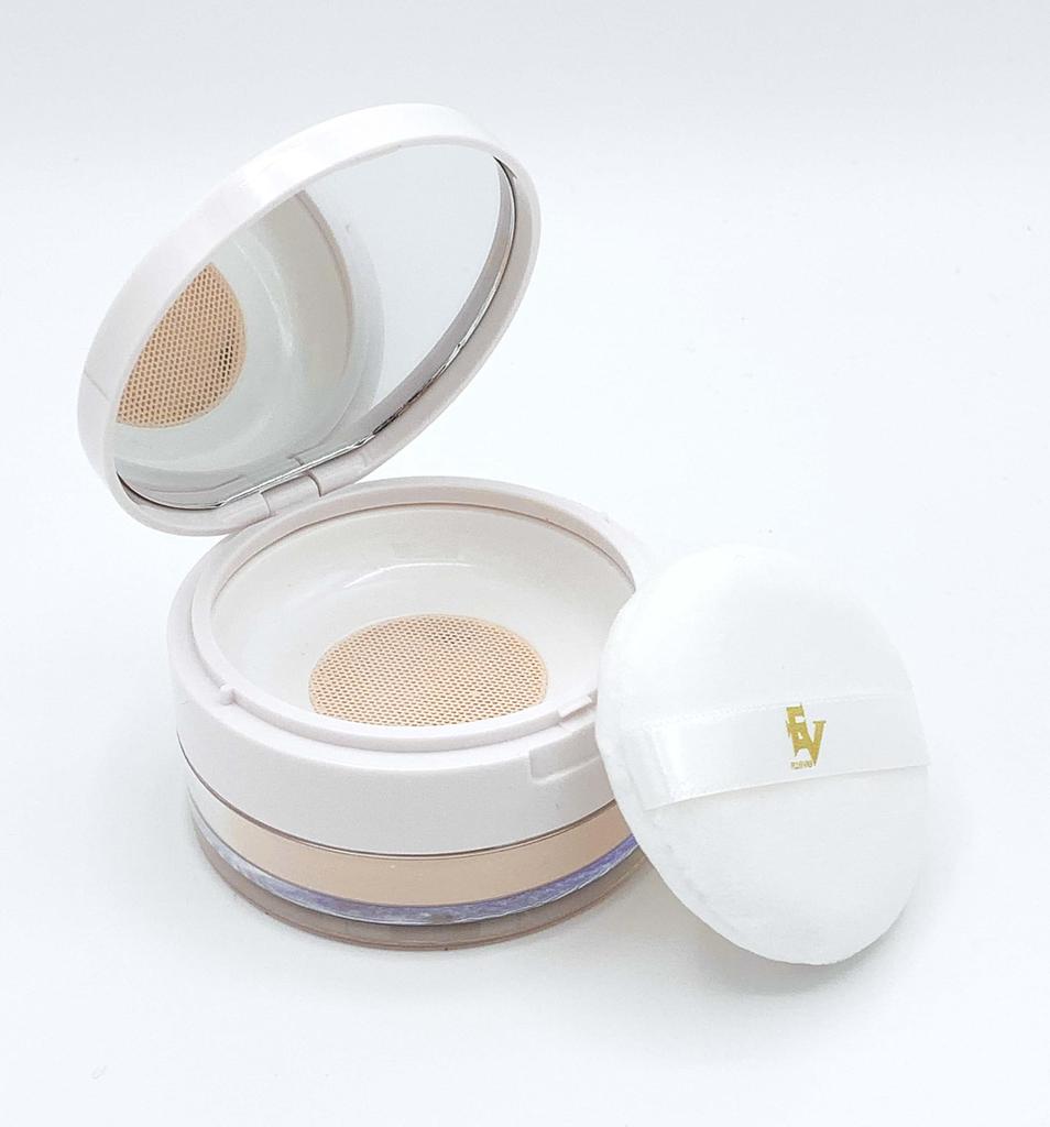 ELLE VIE W Пудра для лица с супер-УФ защитой и стволовыми клетками SPF30 Натуральный 15г