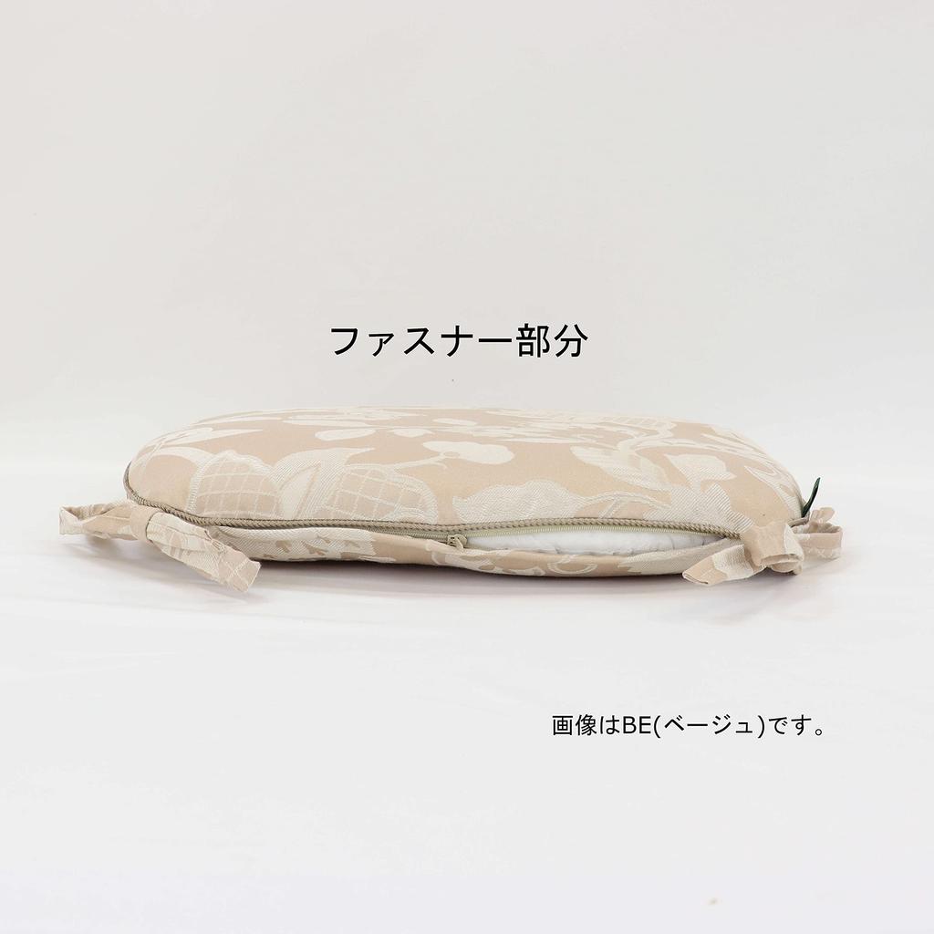 Подушка для сиденья Kawashima Textile Cercon MINTON Grace Haddon Beige LN1207 45×43 см