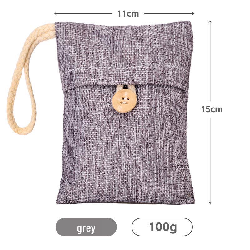 Bamboo Charcoal Car Deodorizer - 100g Methanol & Formaldehyde Remover