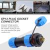 IP68 SP13 2Pin 3Pin 4Pin 5Pin 6Pin 7Pin 9Pin Waterproof Plastic Plug Socket Connector