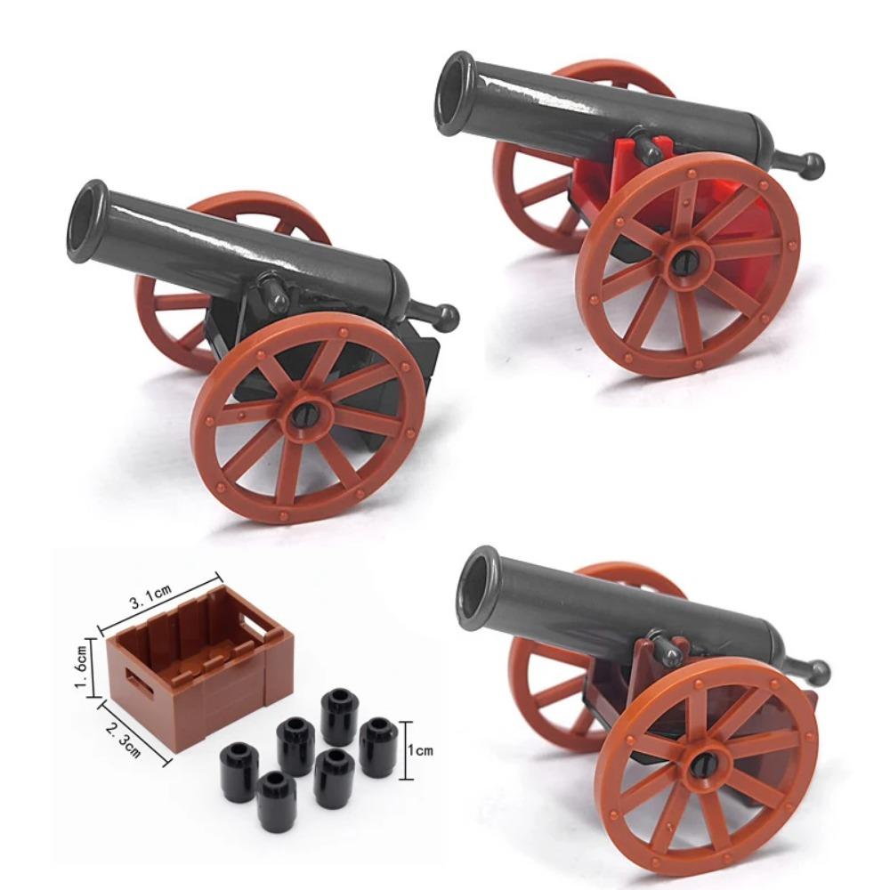 MOC Военные Строительные Блоки Фигурка Солдат Наполеоновских Войн Аксессуары Оружие Пушка Мешок с Песком Армия Пират Мини Кирпичик подарок X003 Сделай Сам