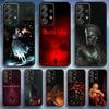 Чехол для телефона S-Silent Horror Hill Game для Samsung S25, S24, S21, S22, S23, S30, Ultra, S20, Plus, Fe, Lite, Note, 10, 9, 5G Черный чехол