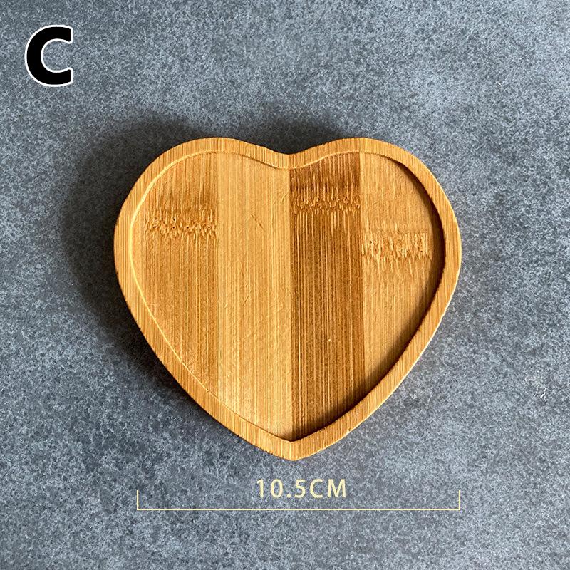 DIY Mosaic Coaster Handmade Material Kit Creative Bamboo Tableware Mat Wooden Tray Plate Kindergarten Children DIY Craft Decor