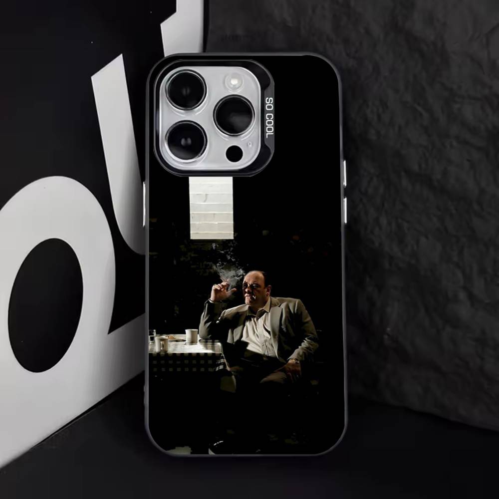 Чехол на телефон T-Tony S-Soprano Cool для iPhone 17,16,15,14,13,12,11,Pro,Max,Plus,E,Air,Mini Черный ТПУ Чехол